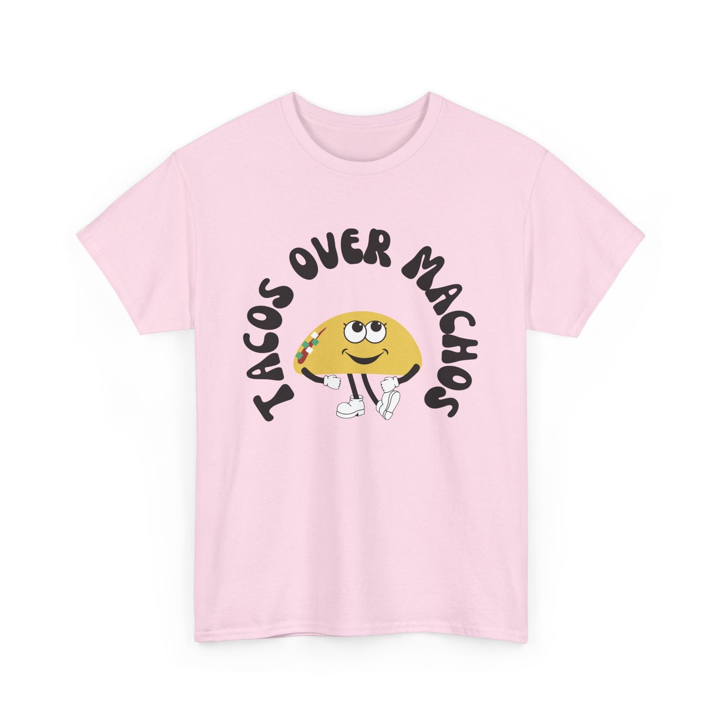 Tacos over Machos ANTI Valentines Unisex Heavy Cotton Tee