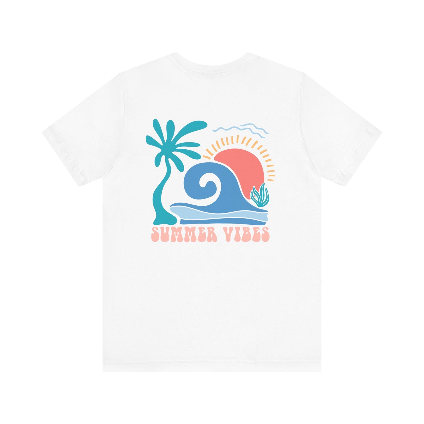 Summer Vibes Beach More Worry Less Unisex Jersey Short Sleeve Tee