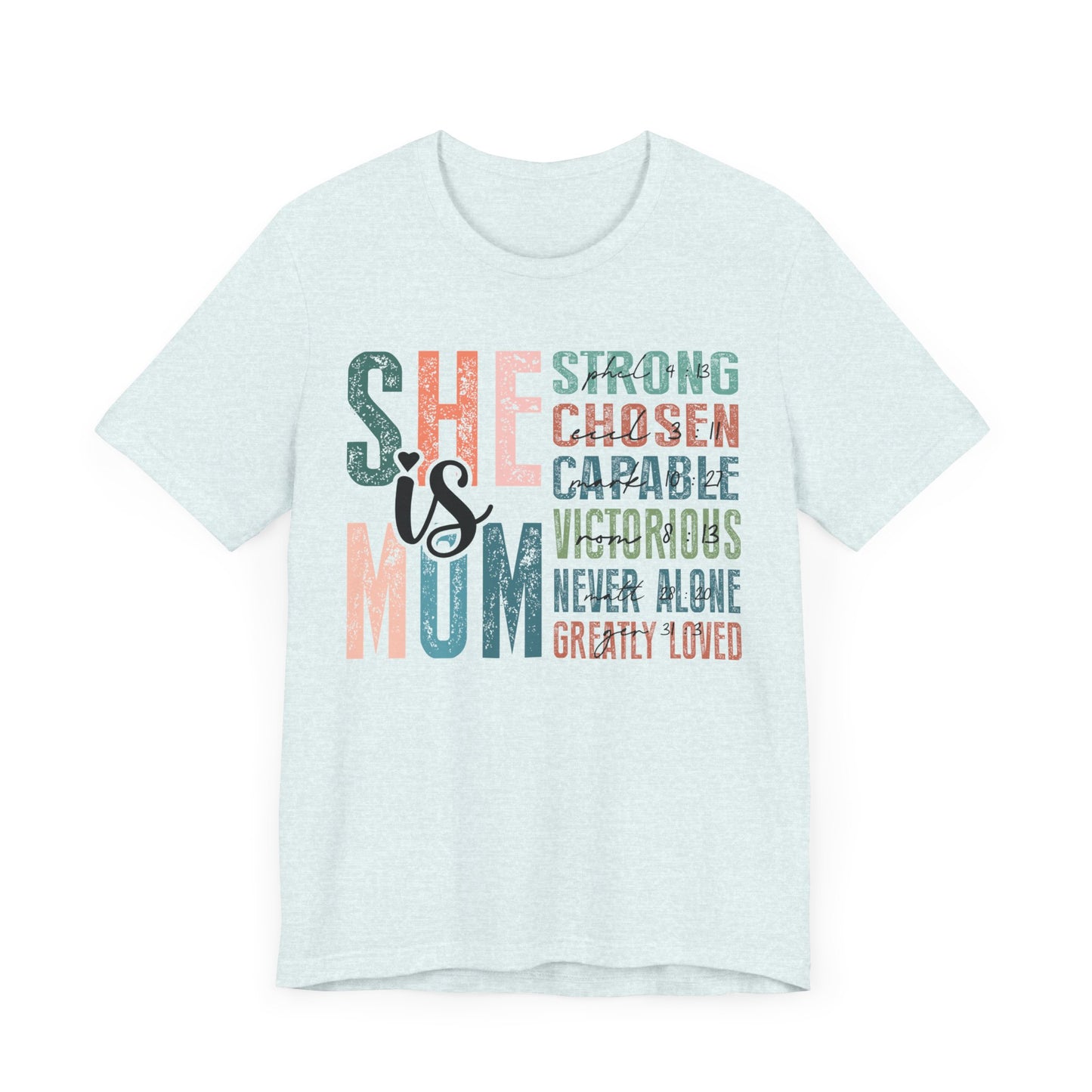 She is Mom Unisex Jersey Short Sleeve Tee