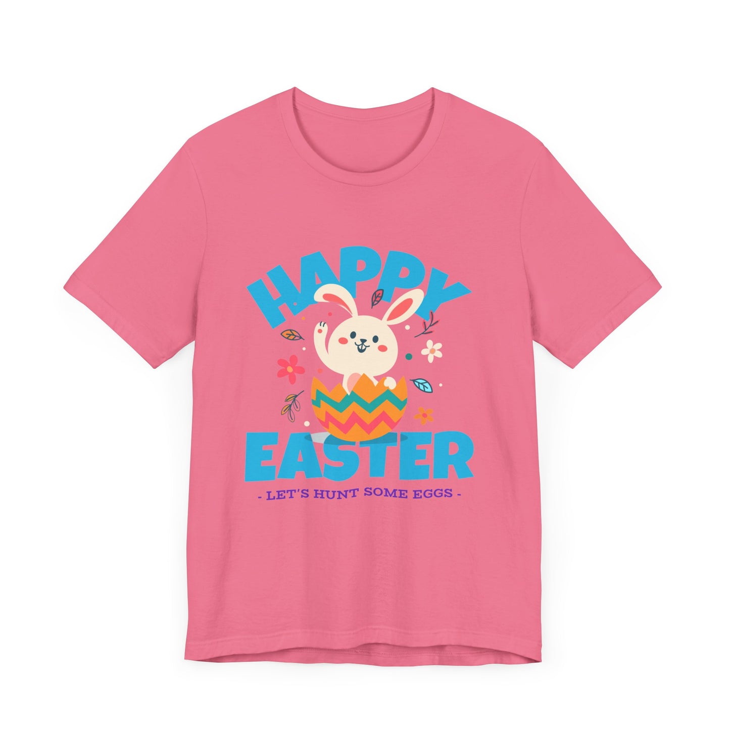 HAPPY EASTER Let's Hunt for Some Eggs Unisex Jersey Short Sleeve Tee