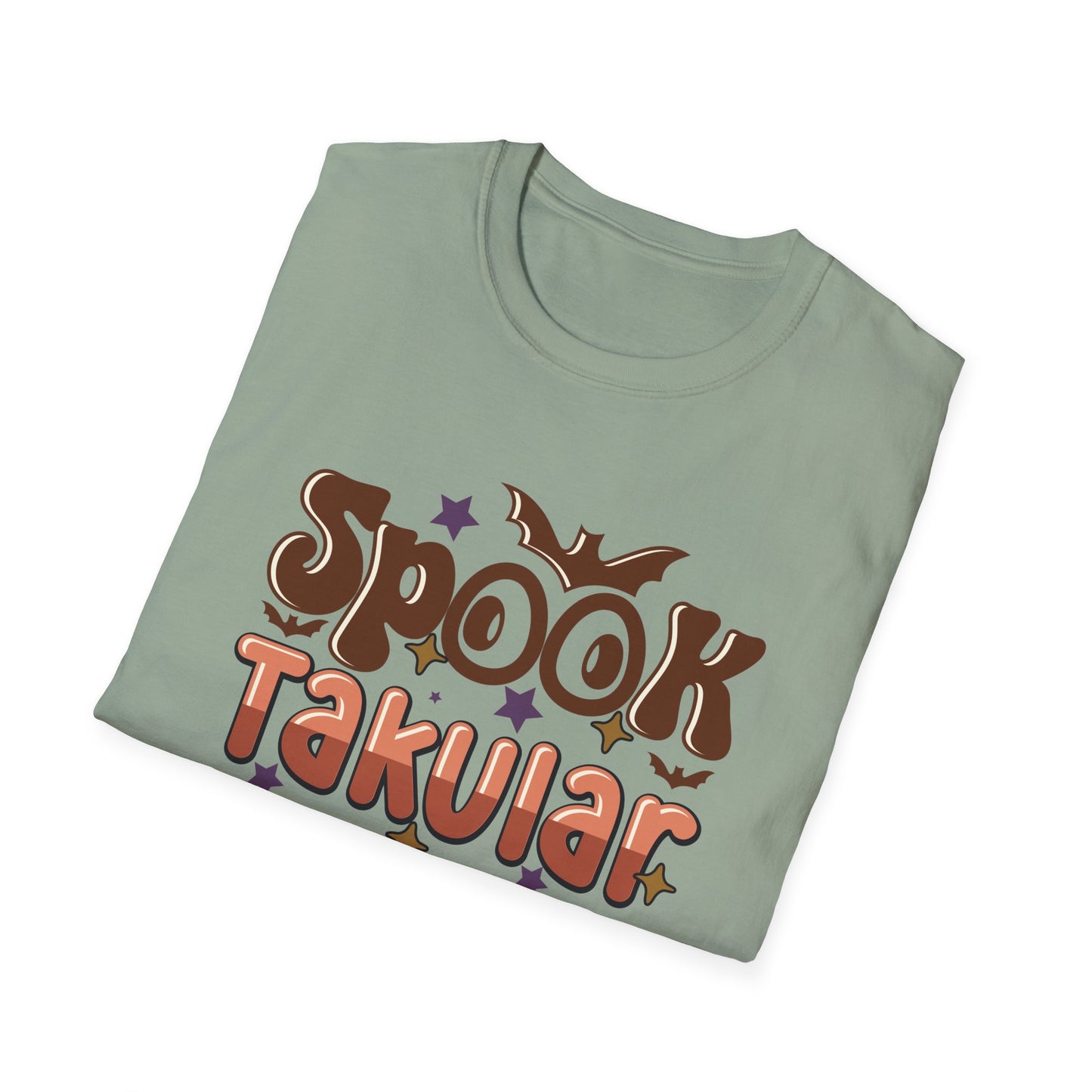 Spooktacular Teacher Unisex Softstyle T-Shirt - Fun Halloween School Teacher Apparel