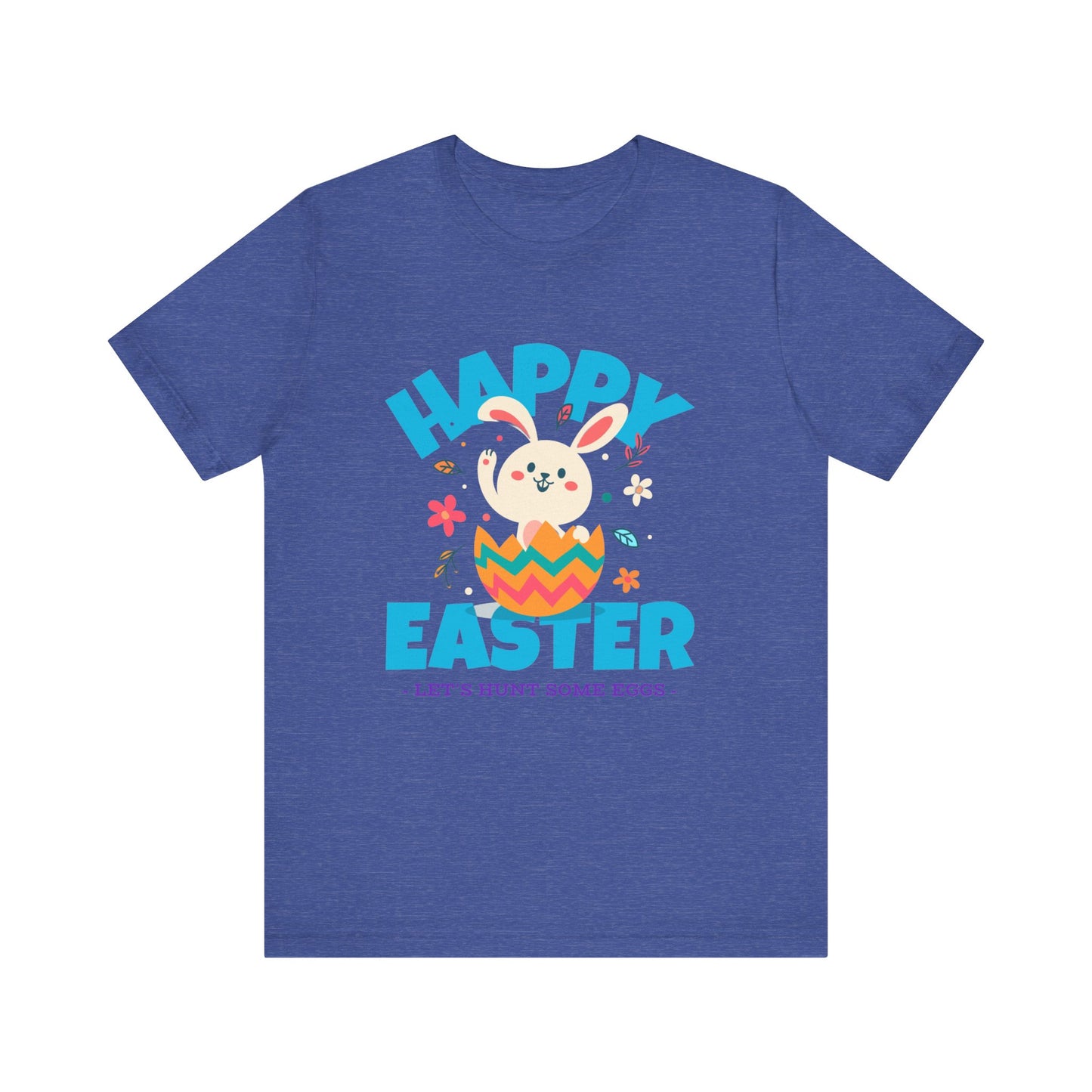 HAPPY EASTER Let's Hunt for Some Eggs Unisex Jersey Short Sleeve Tee