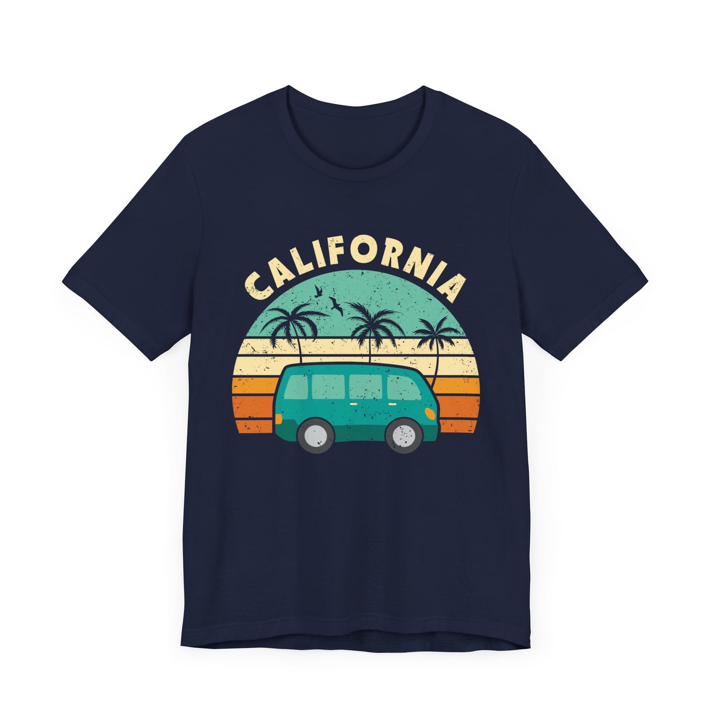 California Hippie Design Unisex Jersey Short Sleeve Tee