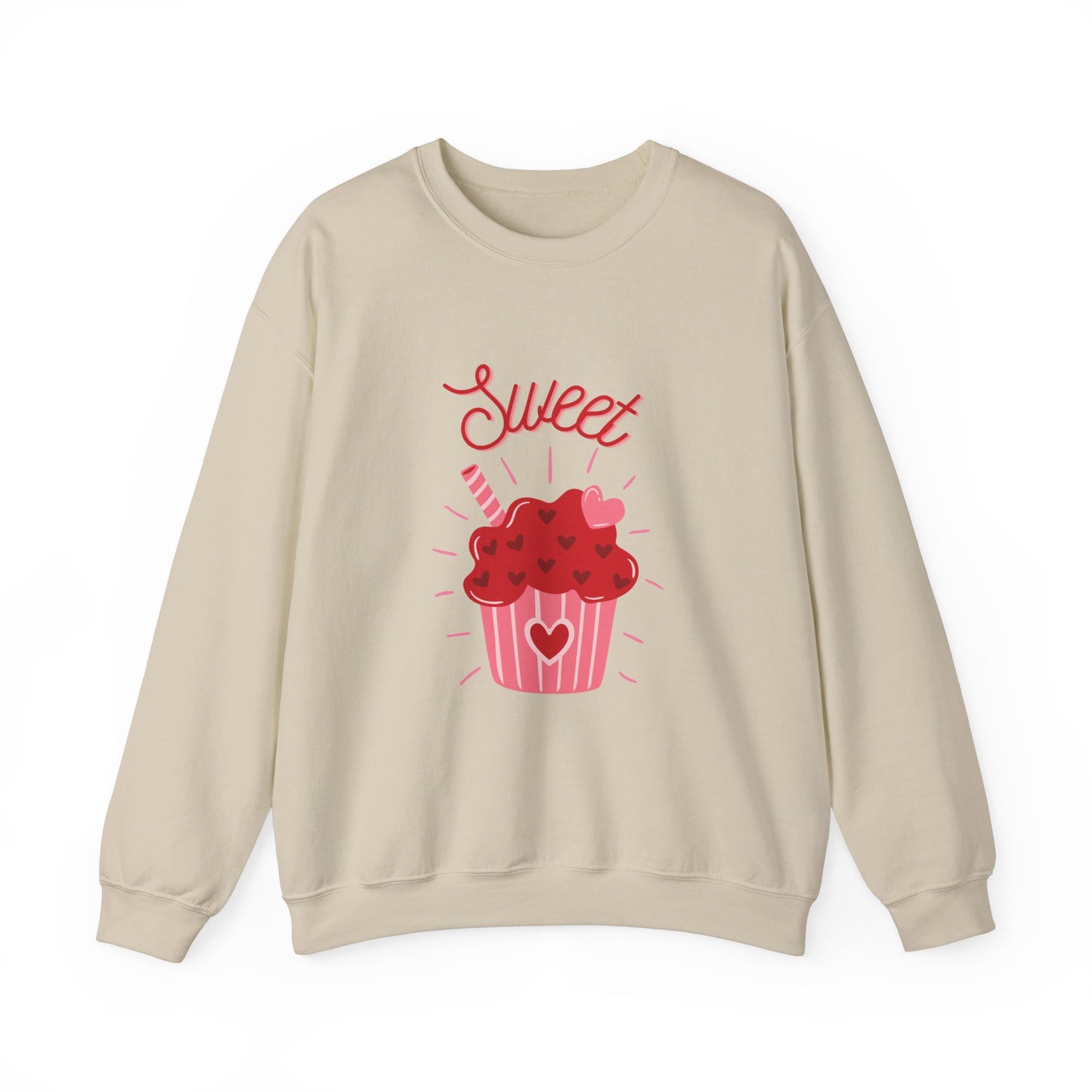 Valentines Cupcake Unisex Heavy Blend™ Crewneck Sweatshirt