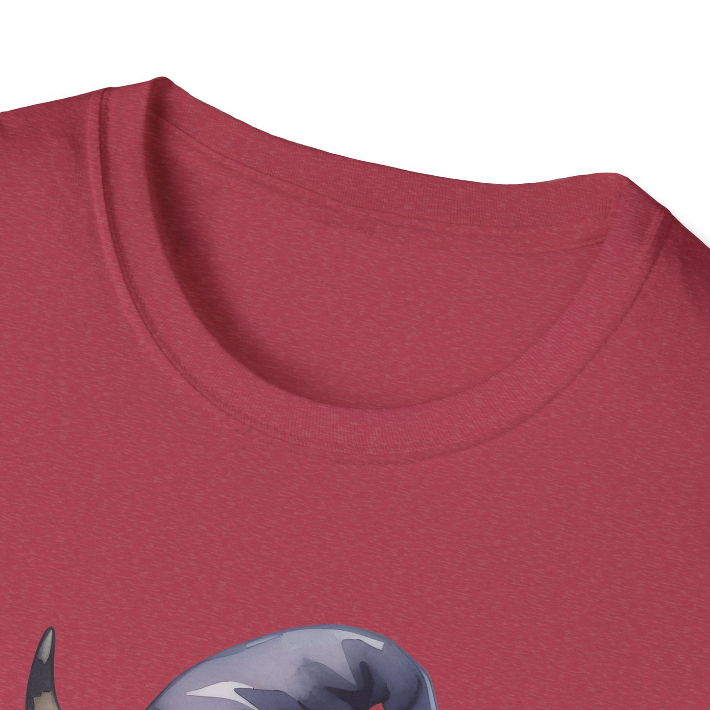 Funny Cow Halloween T-Shirt - "Bull Sheet" Unisex Softstyle Tee