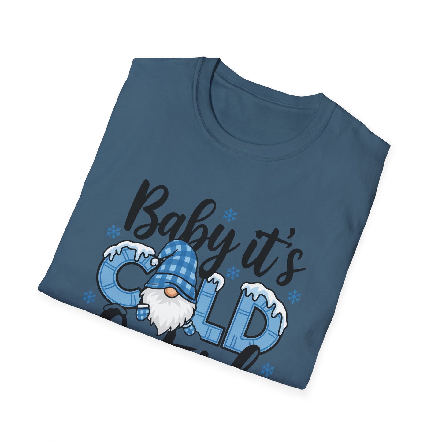 Baby It's Cold Outside Unisex Softstyle T-Shirt - Cozy Winter Vibes