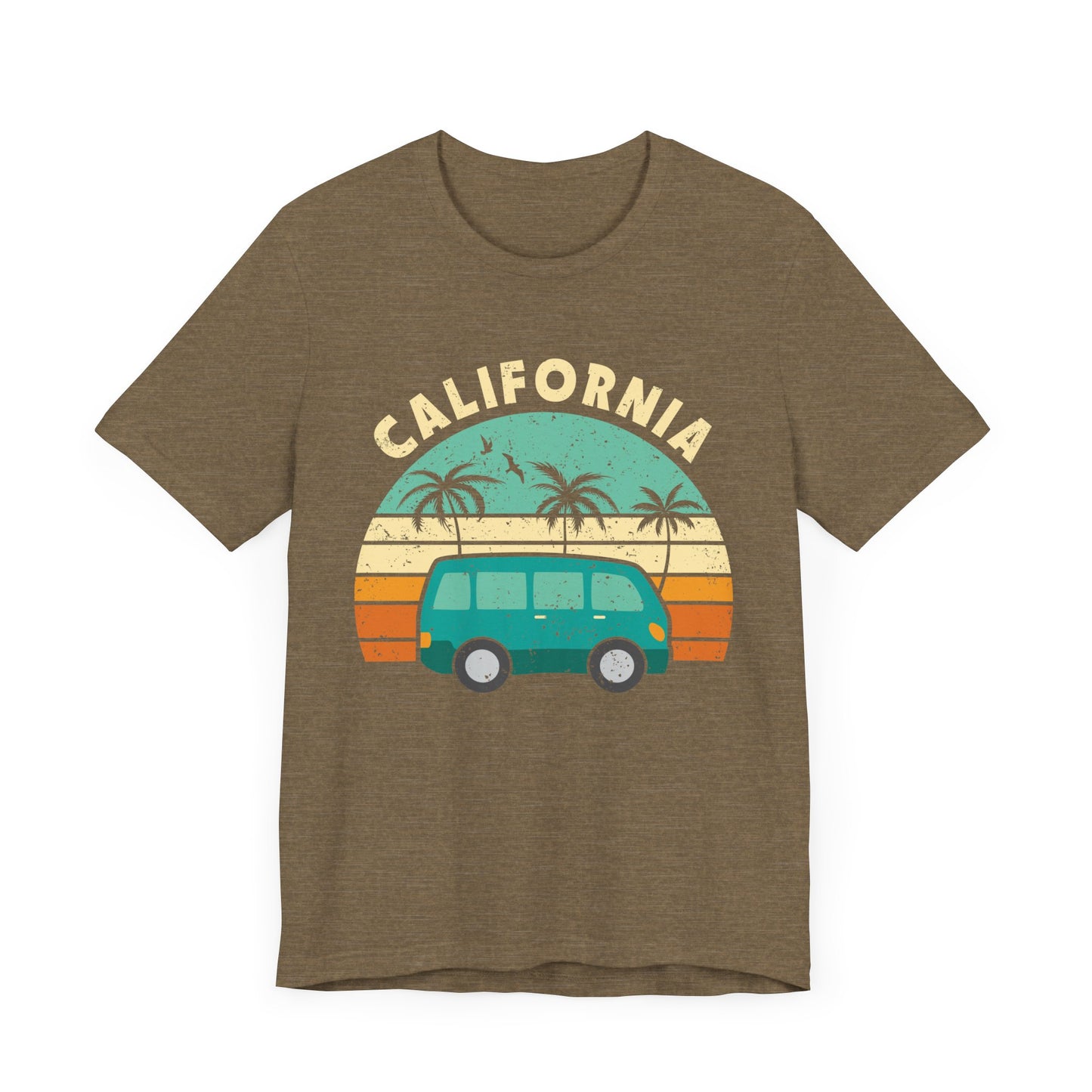 California Hippie Design Unisex Jersey Short Sleeve Tee