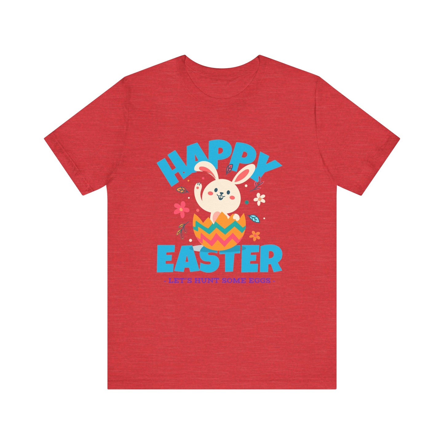 HAPPY EASTER Let's Hunt for Some Eggs Unisex Jersey Short Sleeve Tee