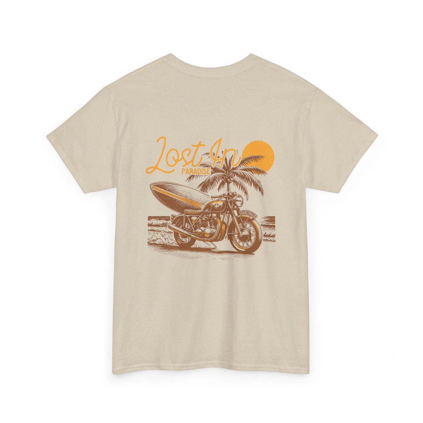 Lost in Paradise MOTOR AND SURF Vintage Surf Unisex Heavy Cotton Tee