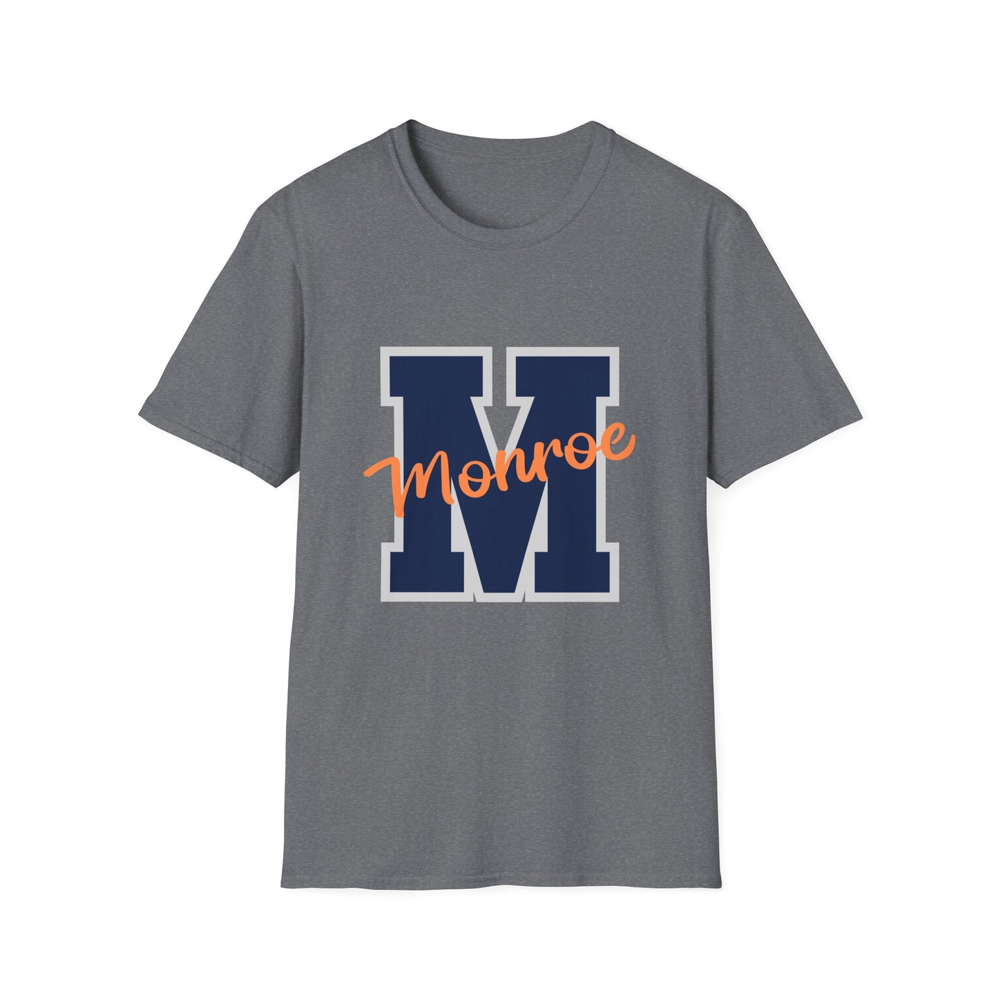 Orange Monroe Navy MUnisex Softstyle T-Shirt