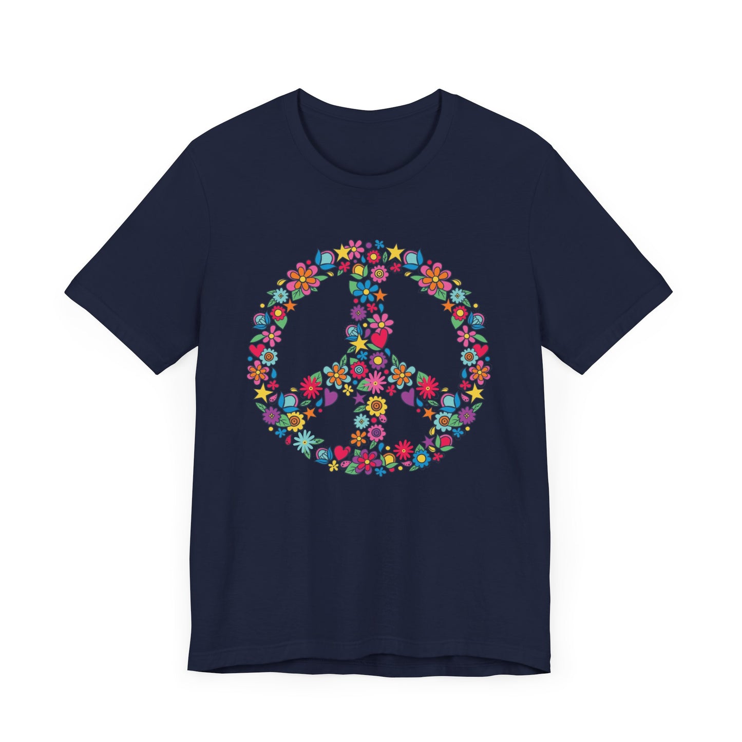 Peace Flower Unisex Jersey Short Sleeve Tee