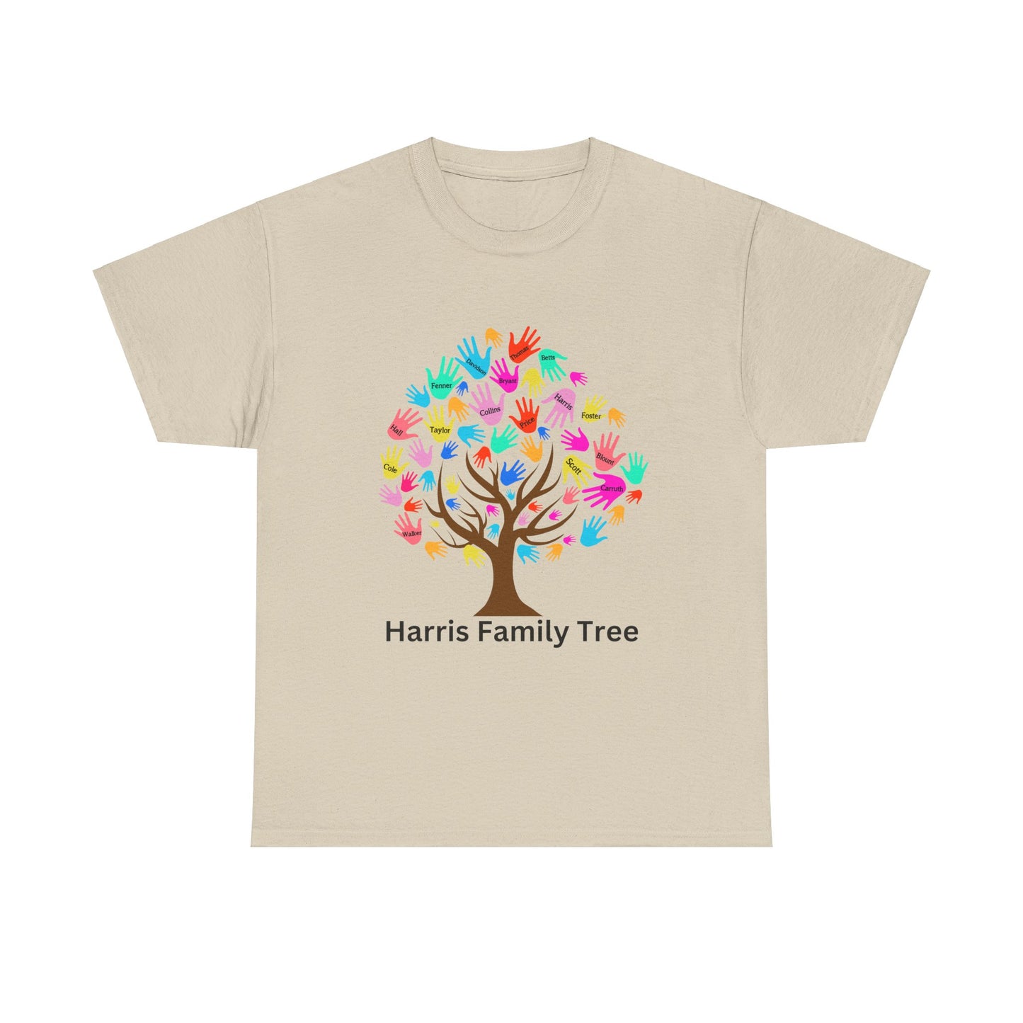 Harris Family Tree Set 1 Gildan Unisex Heavy Cotton Tee