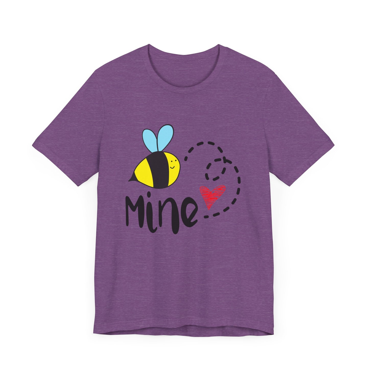 Bee Mine Valentine Unisex Jersey Short Sleeve Tee