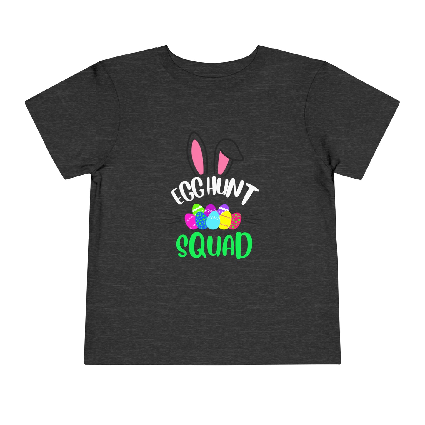 Egg Hunt Squad Toddler Short Sleeve Tee