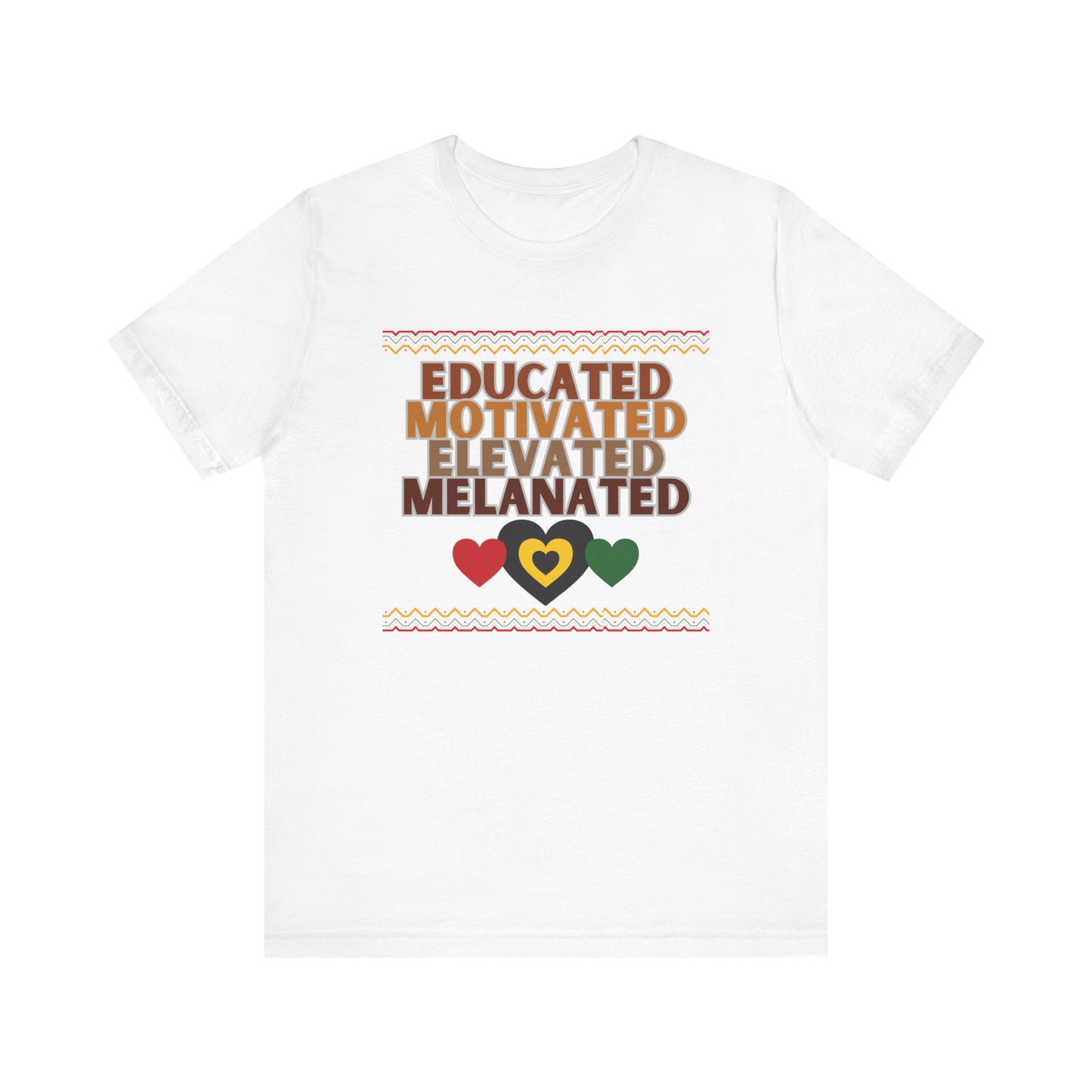 Educated, Motivated, Black History Unisex Jersey Short Sleeve Tee