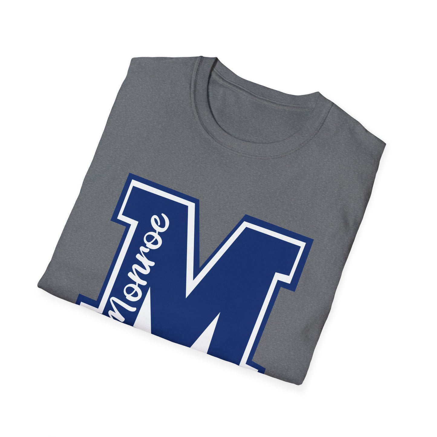 Blue Varsity M Monroe NavUnisex Softstyle T-Shirt