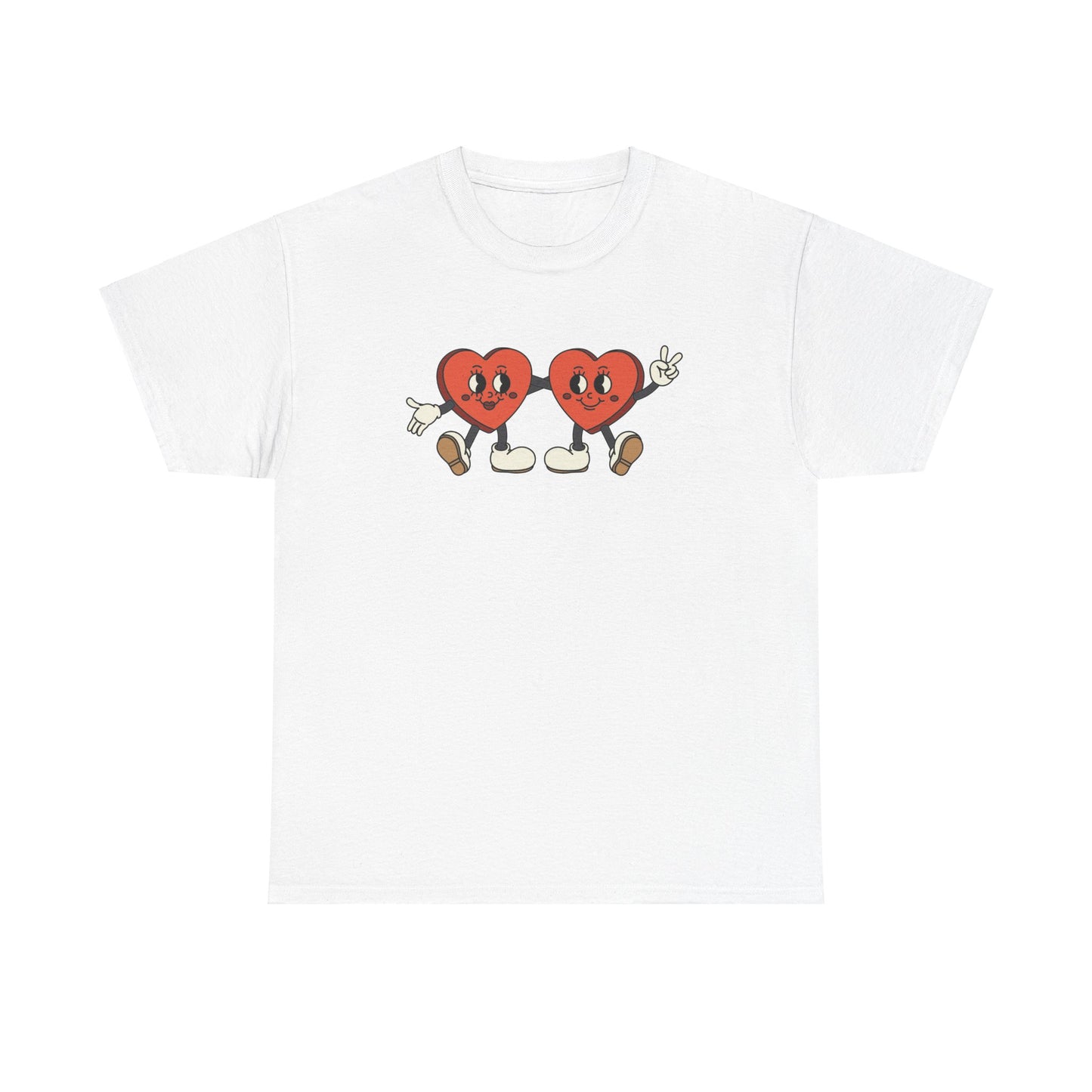 2 of Hearts Valentines Shirt Unisex Heavy Cotton Tee