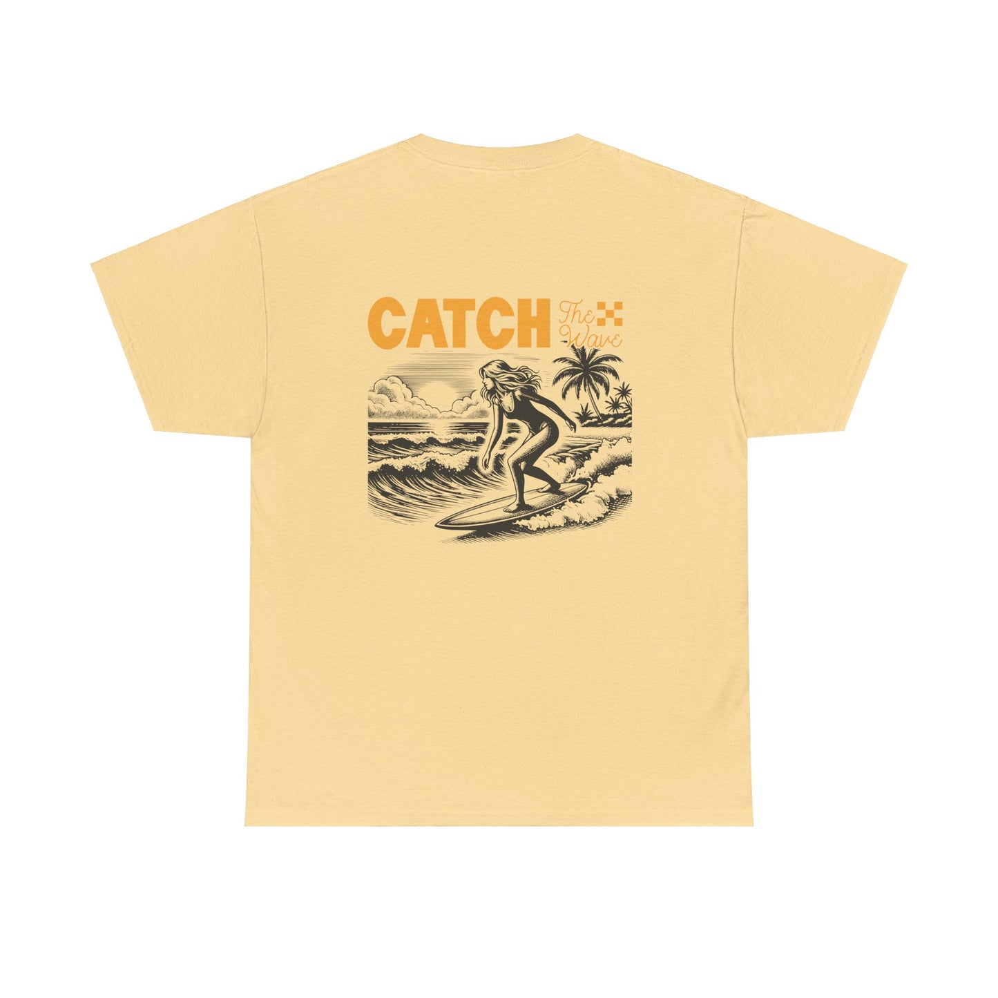 Wild Beach-- Catch the WaveUnisex Heavy Cotton Tee