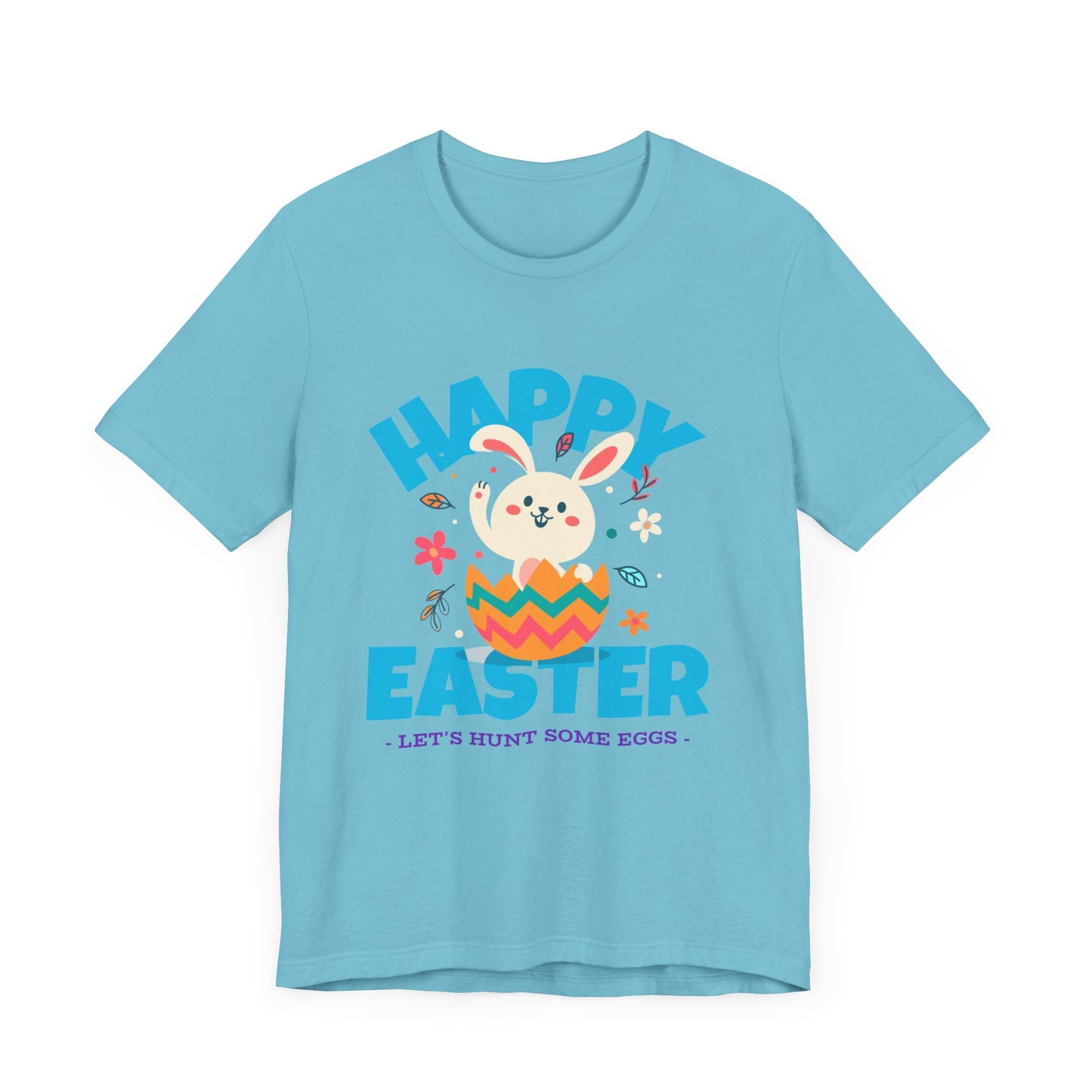 HAPPY EASTER Let's Hunt for Some Eggs Unisex Jersey Short Sleeve Tee