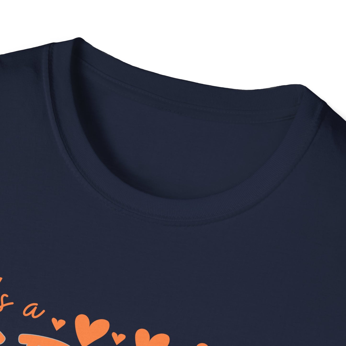 It's a Great Day to Be a Monarch! Orange Lettering  Unisex Softstyle T-Shirt