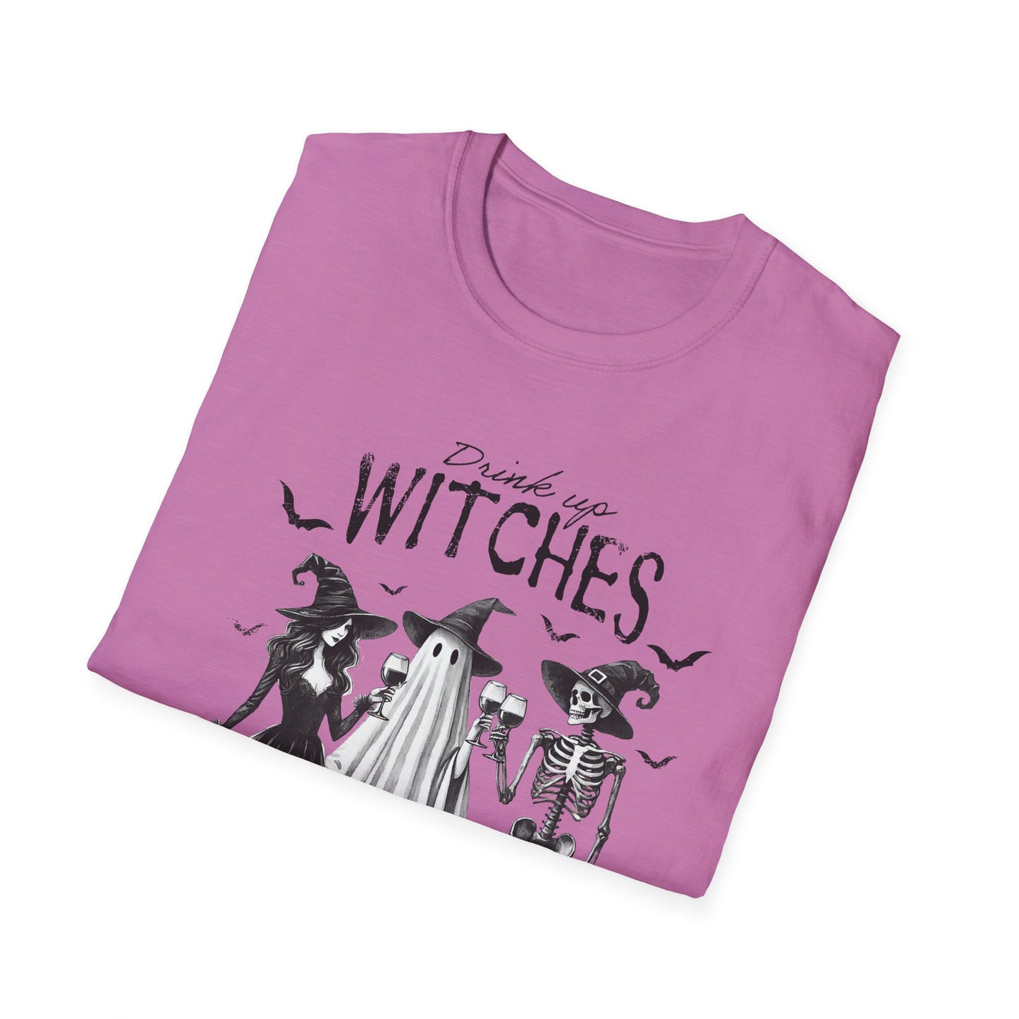 Spooky Witches Unisex Softstyle T-Shirt - Perfect for Halloween