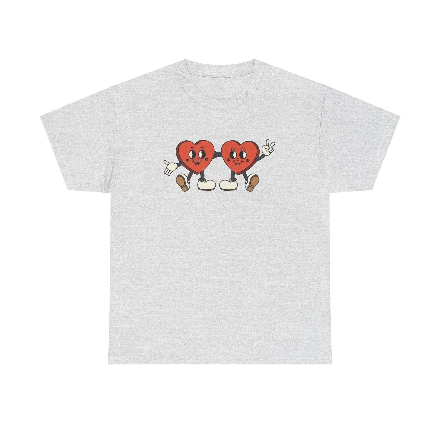 2 of Hearts Valentines Shirt Unisex Heavy Cotton Tee