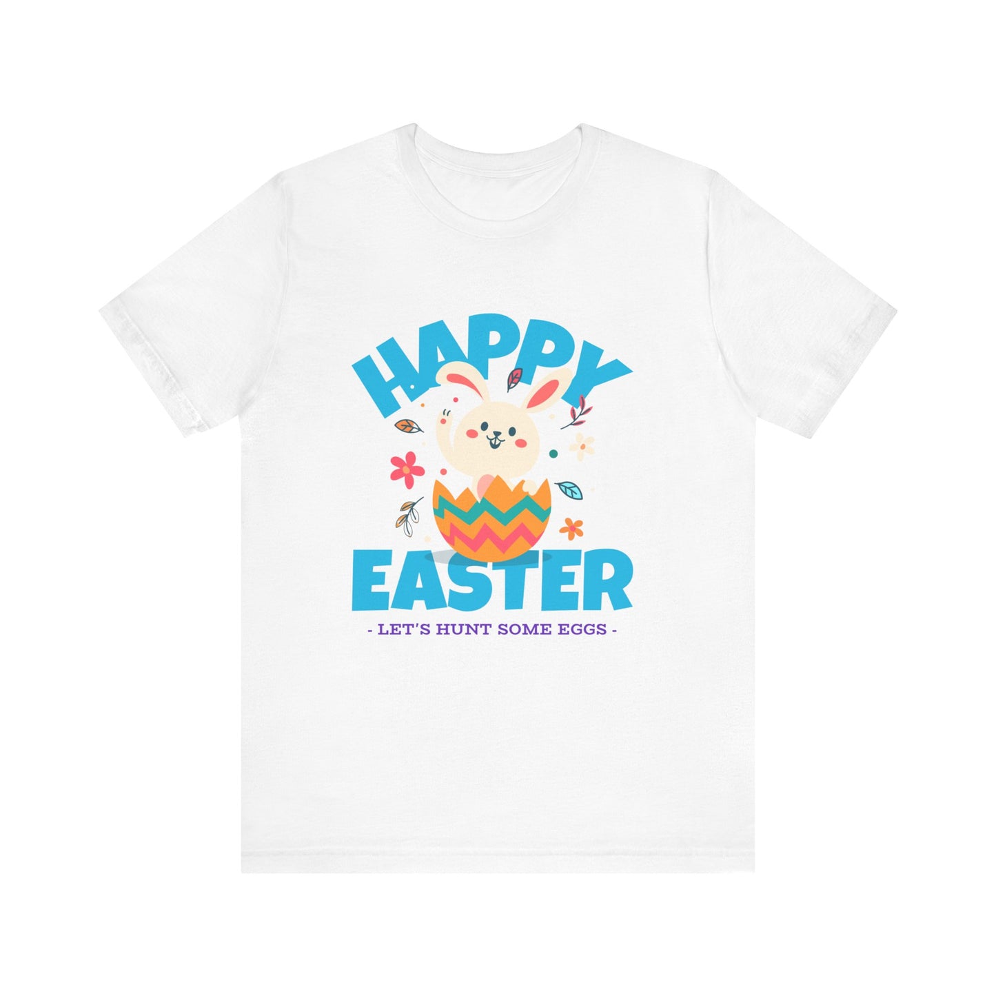 HAPPY EASTER Let's Hunt for Some Eggs Unisex Jersey Short Sleeve Tee