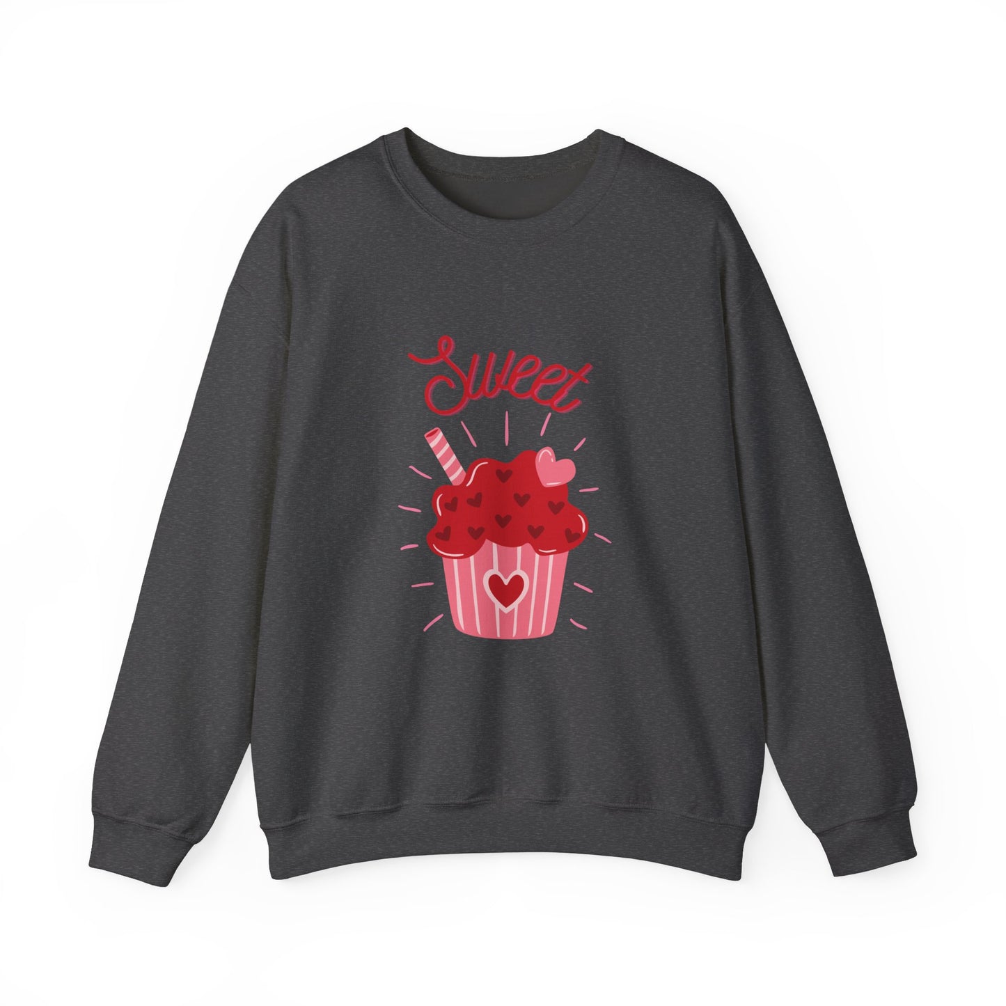 Valentines Cupcake Unisex Heavy Blend™ Crewneck Sweatshirt