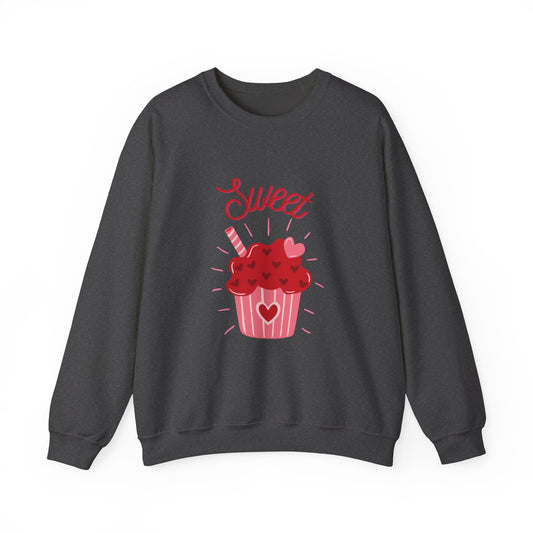 Valentines Cupcake Unisex Heavy Blend™ Crewneck Sweatshirt