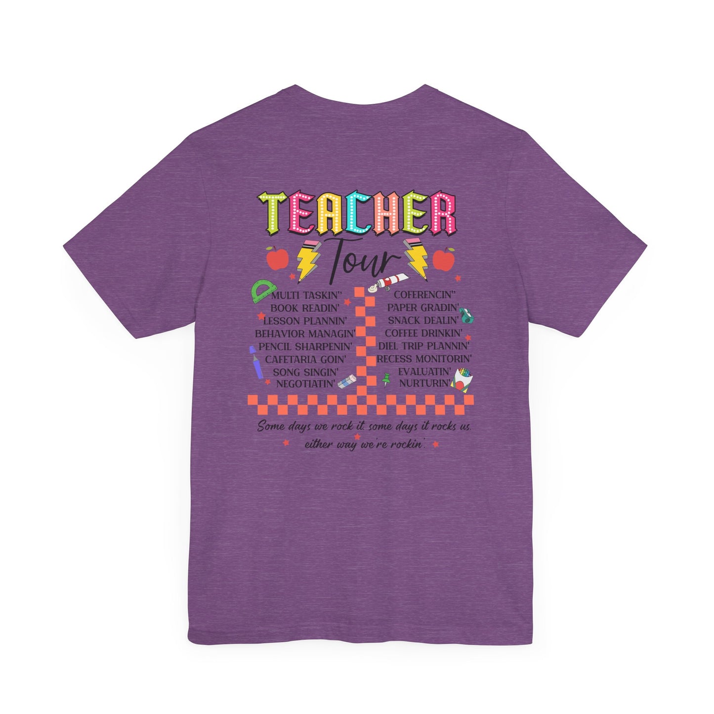 AB/CD Teacher Tour Unisex Jersey Short Sleeve Tee