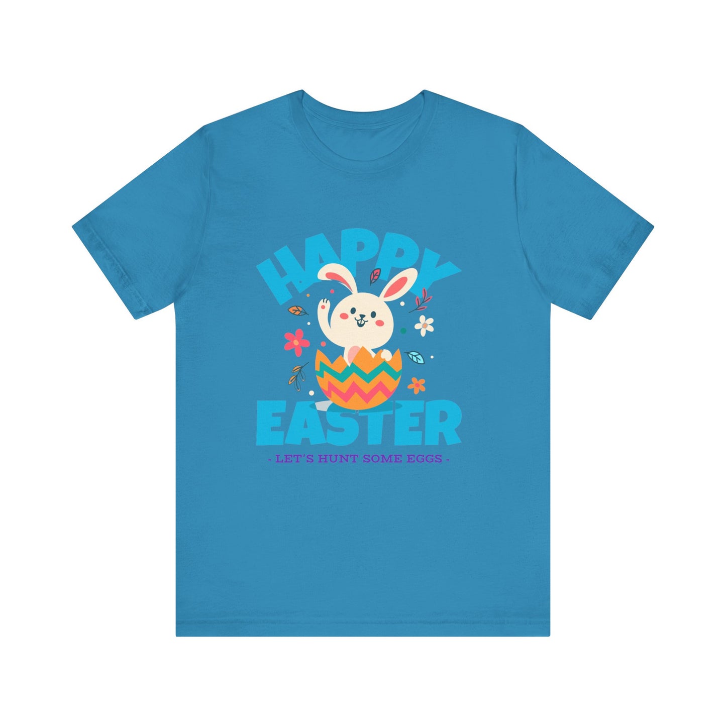 HAPPY EASTER Let's Hunt for Some Eggs Unisex Jersey Short Sleeve Tee