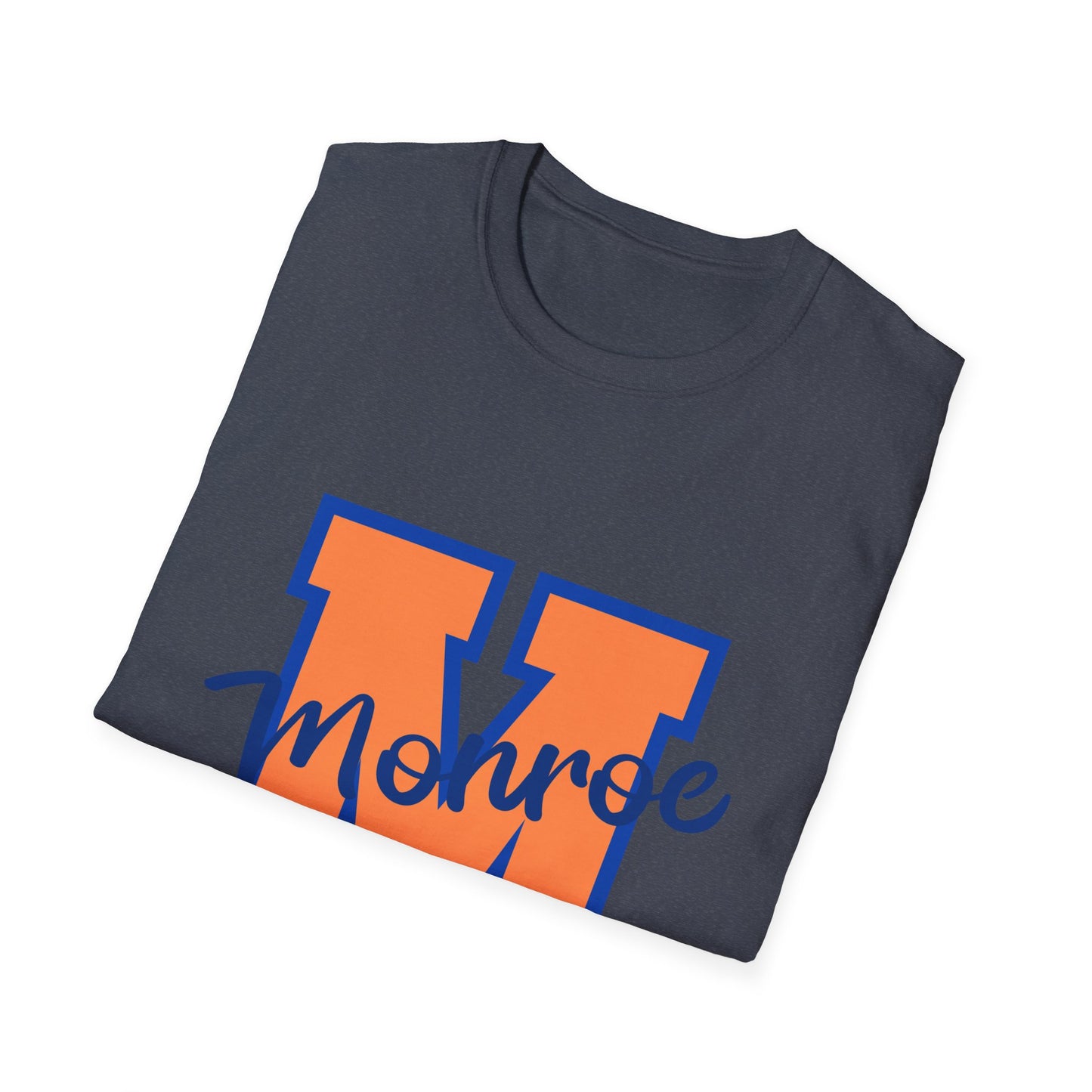 Monroe Orange M  Unisex Softstyle T-Shirt