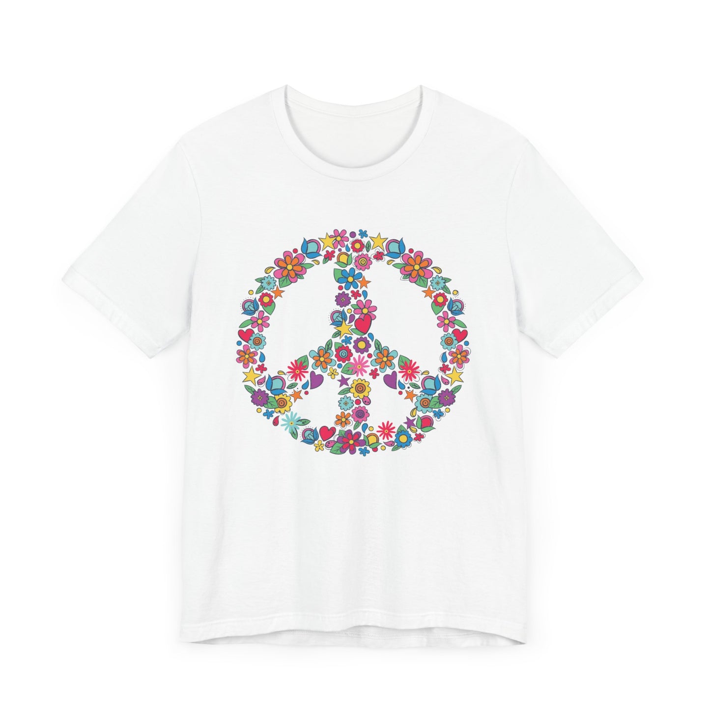 Peace Flower Unisex Jersey Short Sleeve Tee