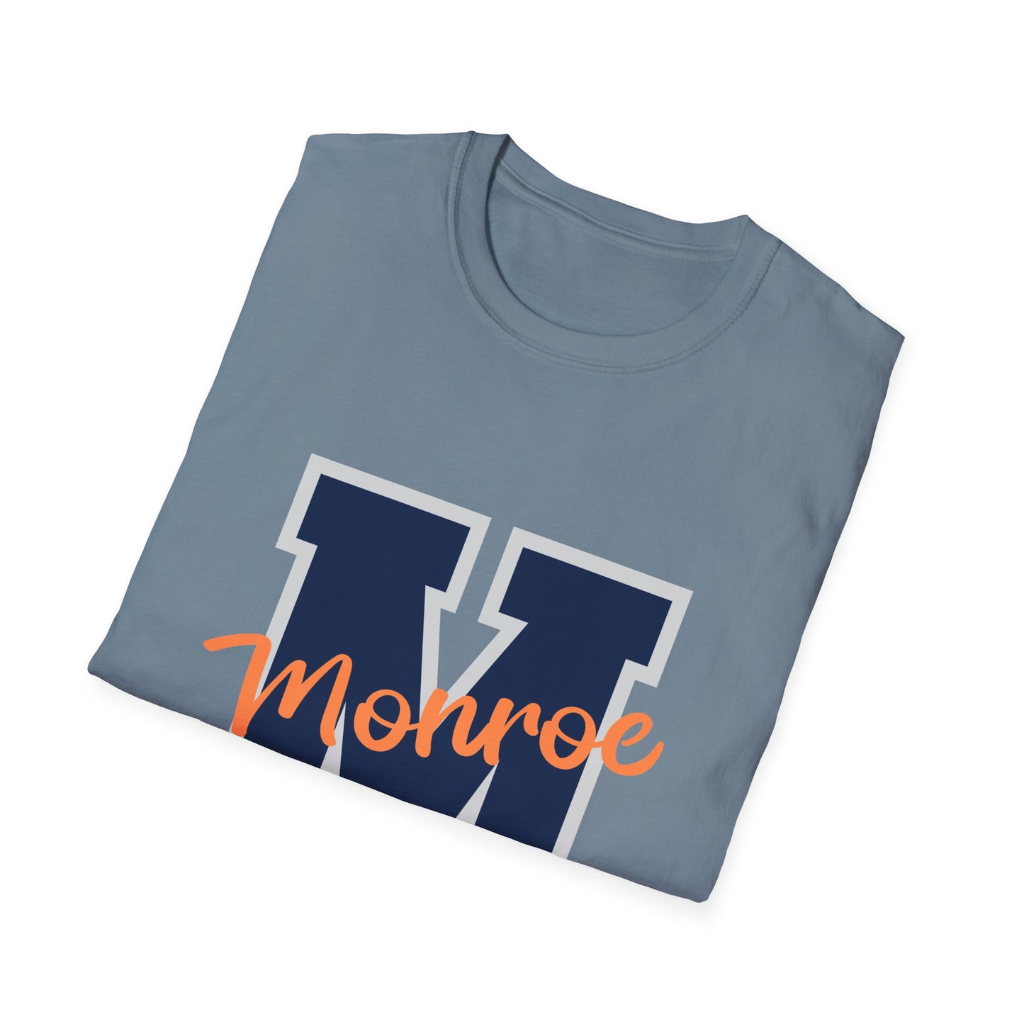 Orange Monroe Navy MUnisex Softstyle T-Shirt