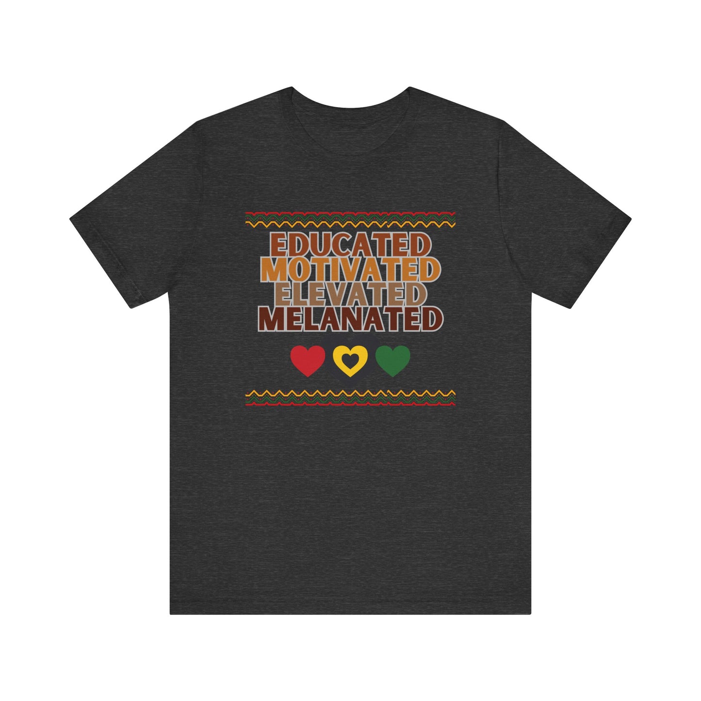 Educated, Motivated, Black History Unisex Jersey Short Sleeve Tee