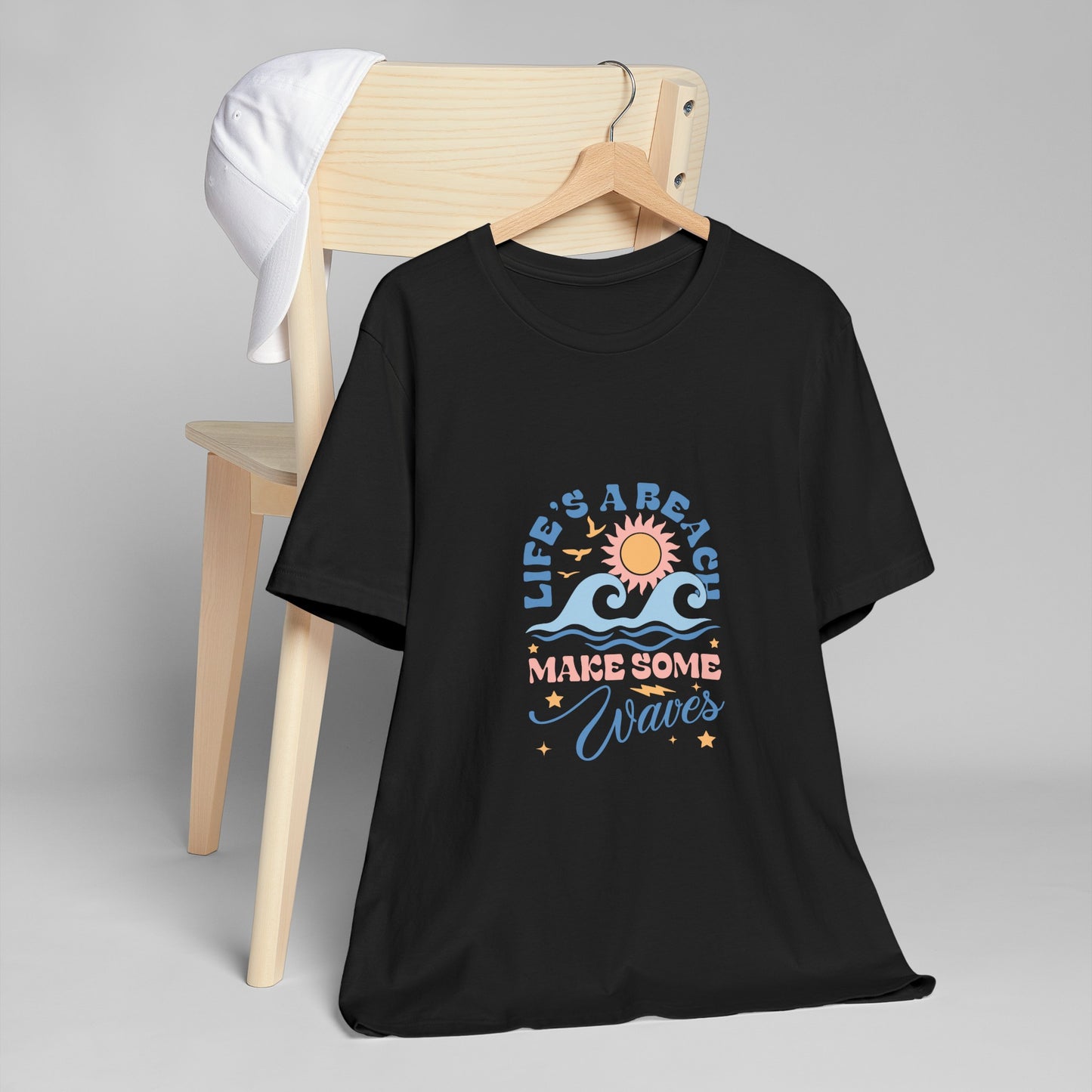 Life's a Beach Make Some Waves Unisex Jersey T-Shirt