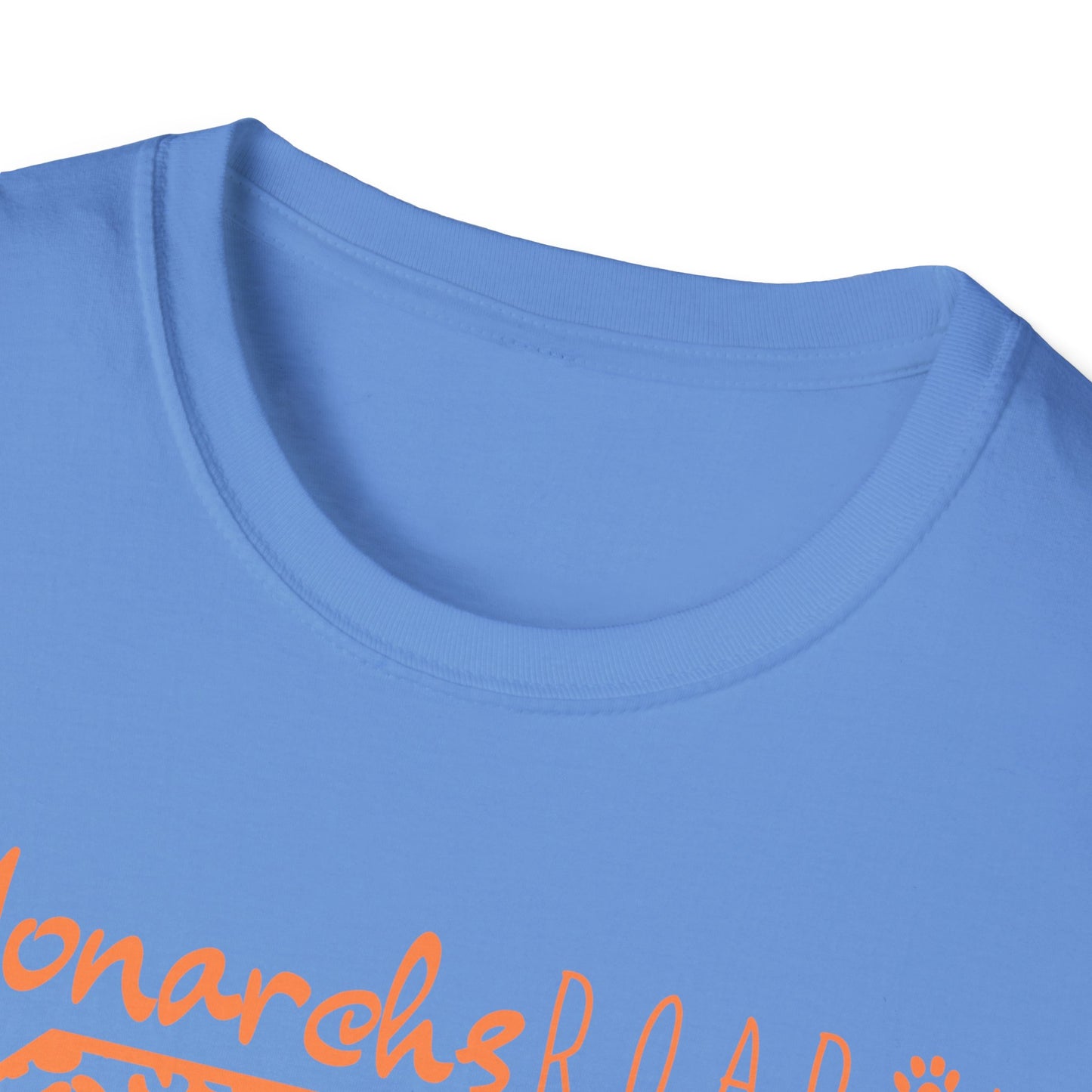 Go  Monarchs Orange Leopard Print Unisex Softstyle T-Shirt