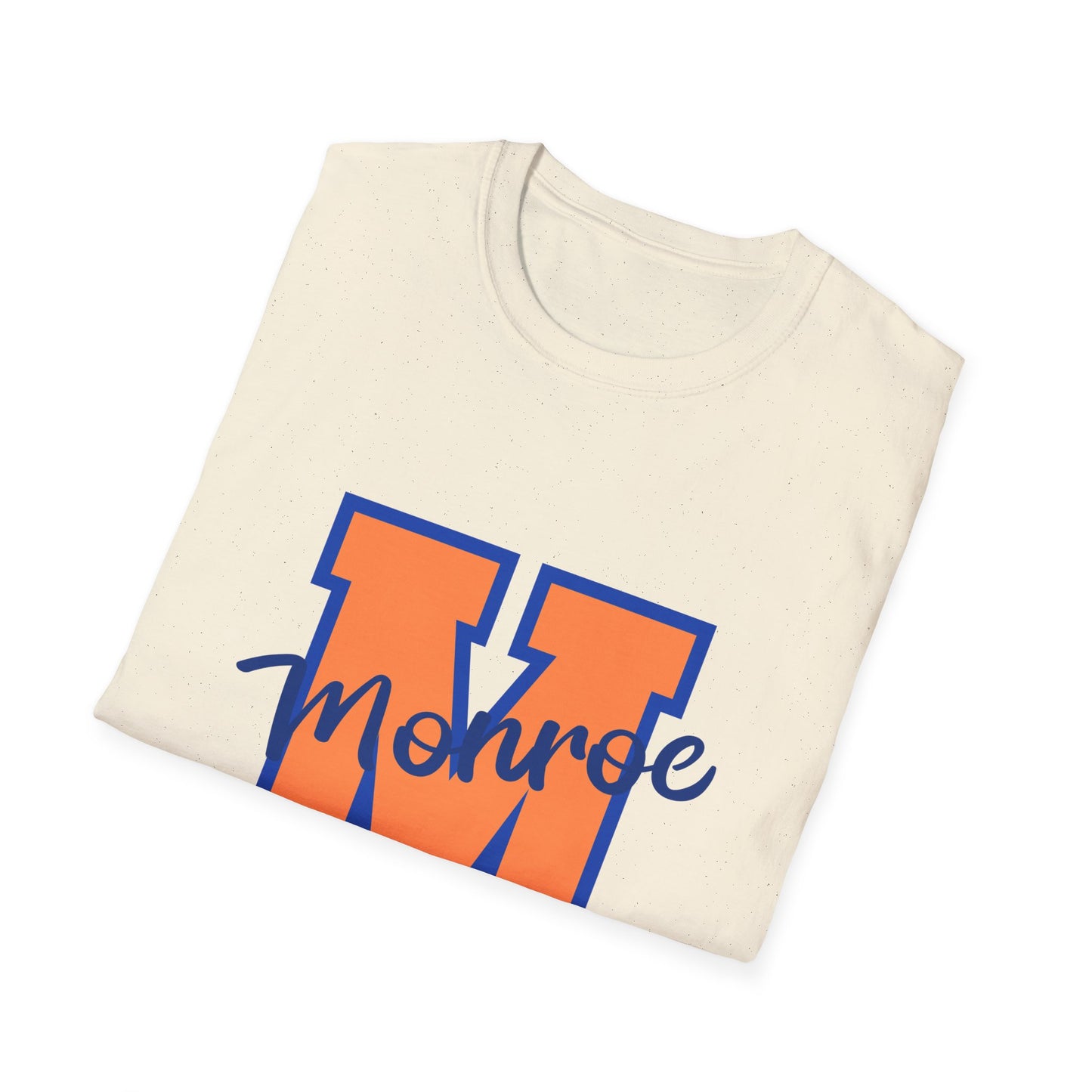 Monroe Orange M  Unisex Softstyle T-Shirt