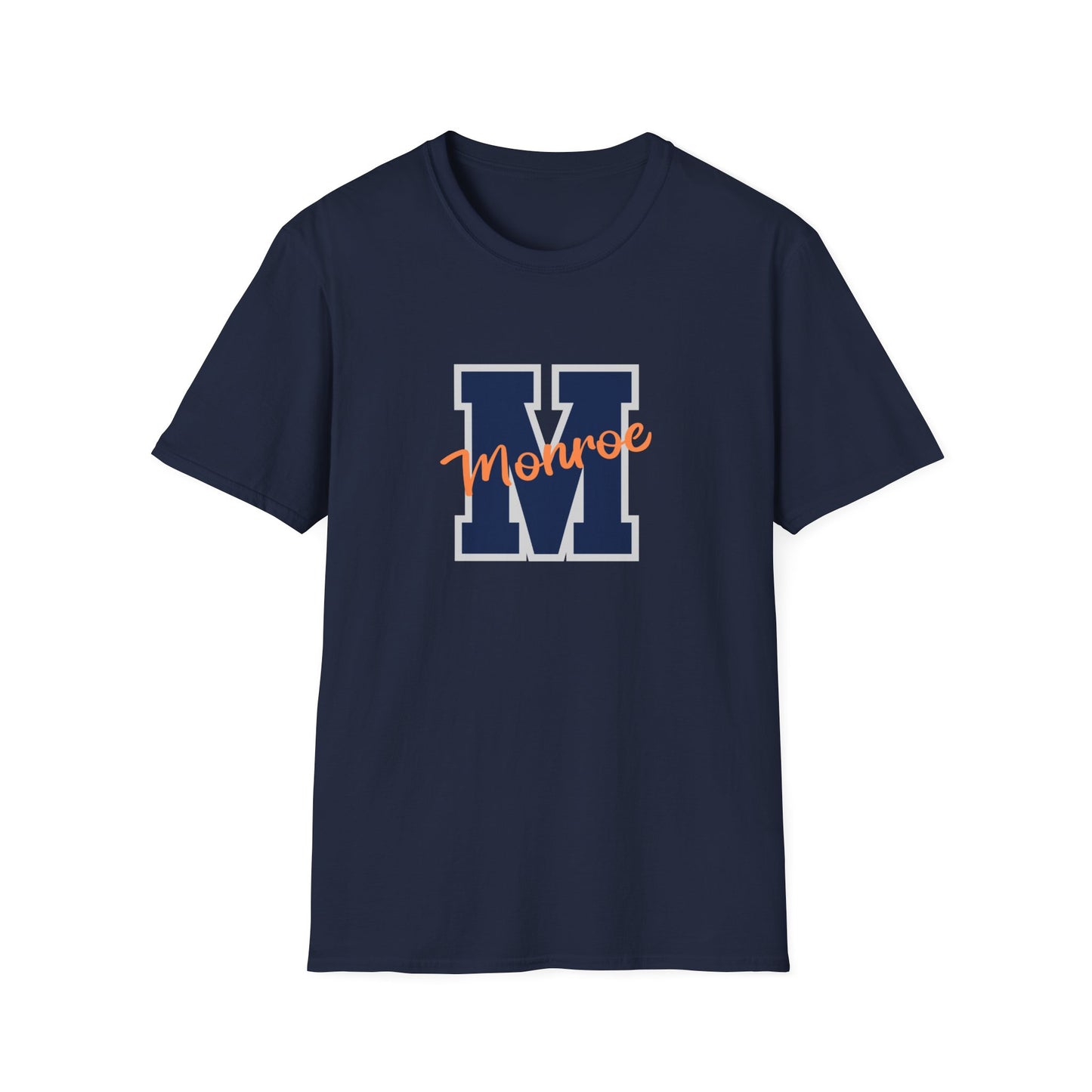 Orange Monroe Navy MUnisex Softstyle T-Shirt