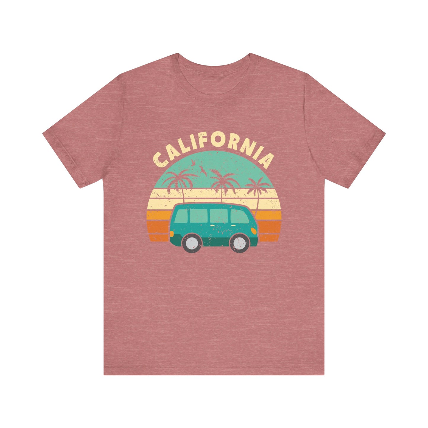 California Hippie Design Unisex Jersey Short Sleeve Tee