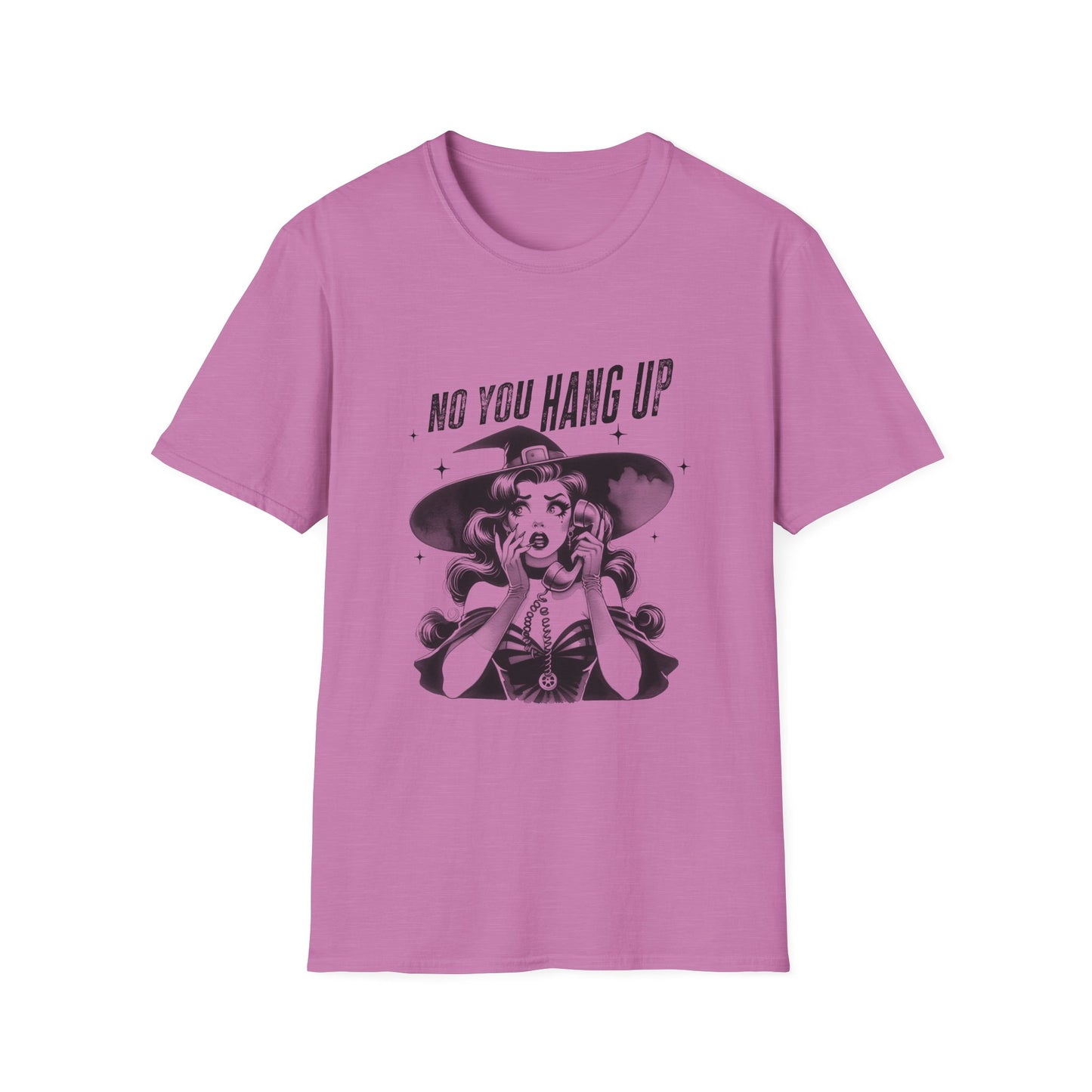 Retro Graphic T-Shirt - "No You Hang Up" Halloween Good "Witch" Vintage Vibe