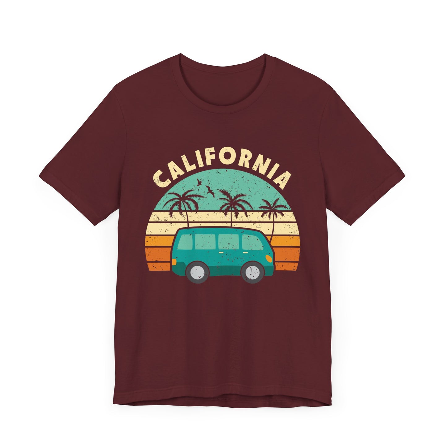 California Hippie Design Unisex Jersey Short Sleeve Tee