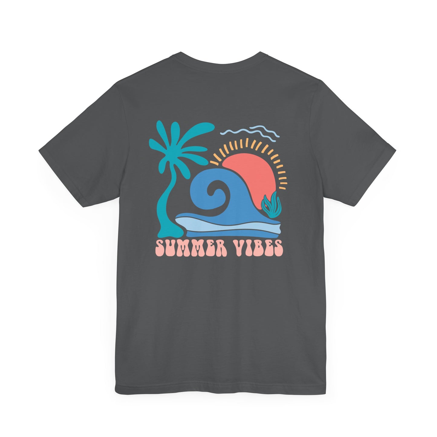 Summer Vibes Beach More Worry Less Unisex Jersey Short Sleeve Tee