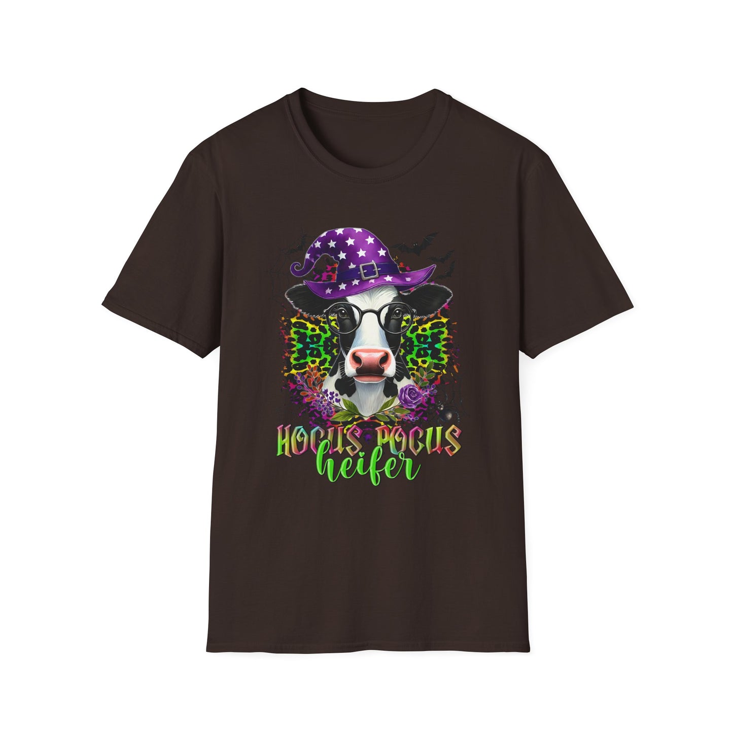 Spooky Cow Halloween T-Shirt - Hocus Pocus Heifer Design