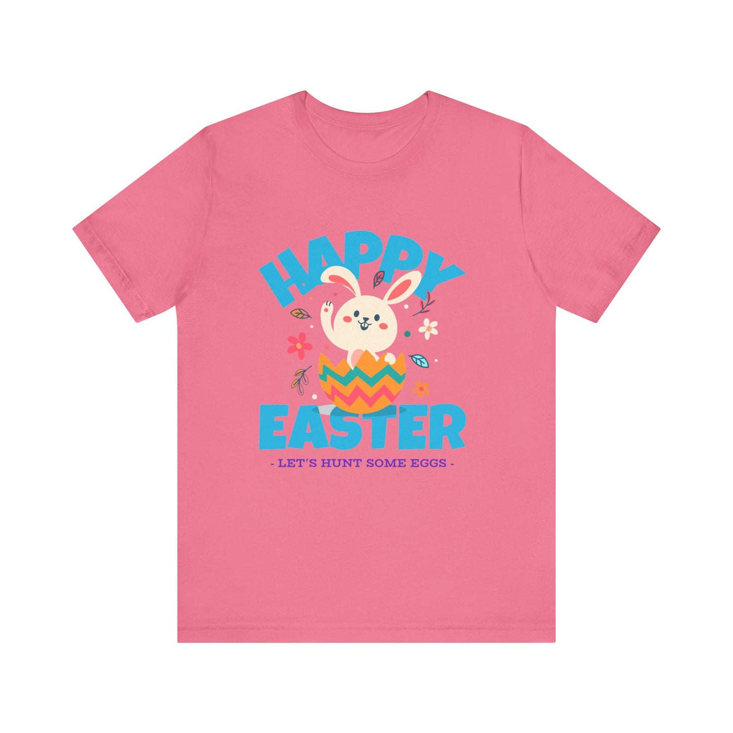 HAPPY EASTER Let's Hunt for Some Eggs Unisex Jersey Short Sleeve Tee