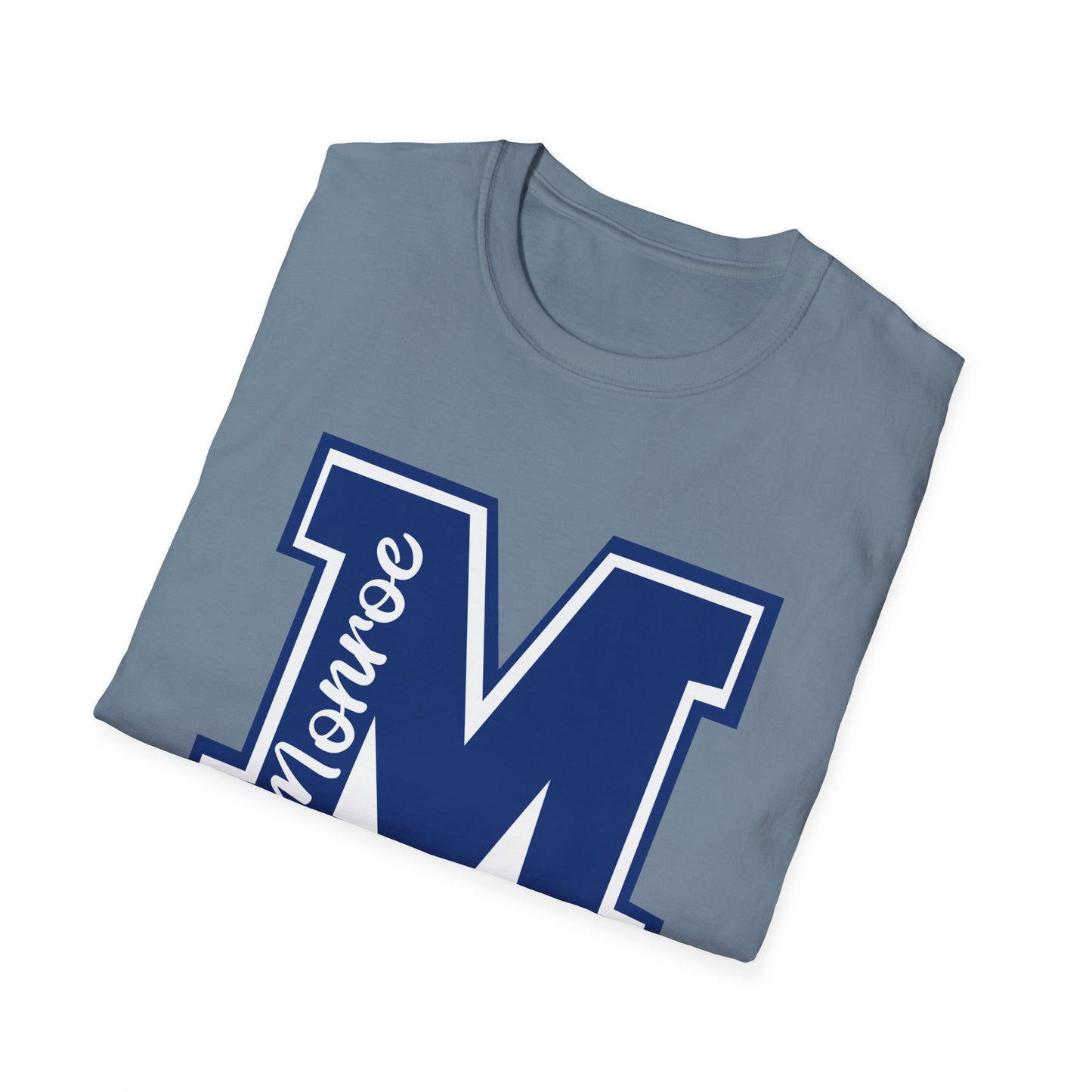 Blue Varsity M Monroe NavUnisex Softstyle T-Shirt