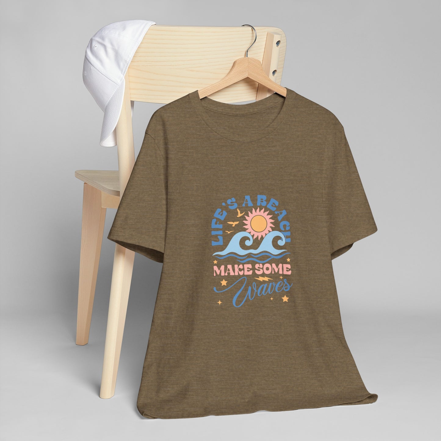 Life's a Beach Make Some Waves Unisex Jersey T-Shirt