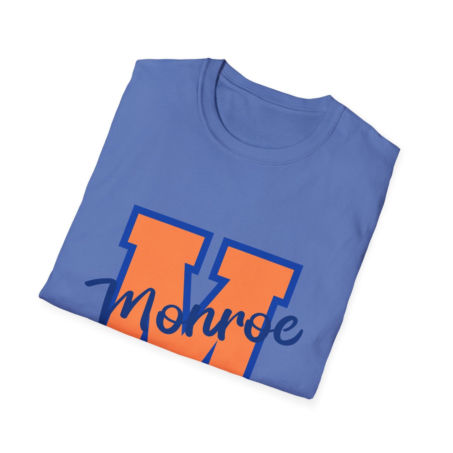 Monroe Orange M  Unisex Softstyle T-Shirt
