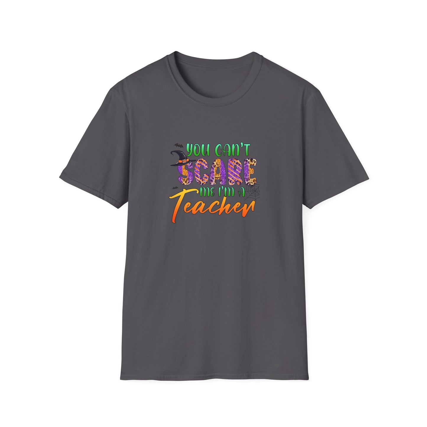 You Can't Tame Me I'm a Teacher Halloween T-Shirt | Unisex Softstyle Tee for Educators | Fun and Inspirational Gift