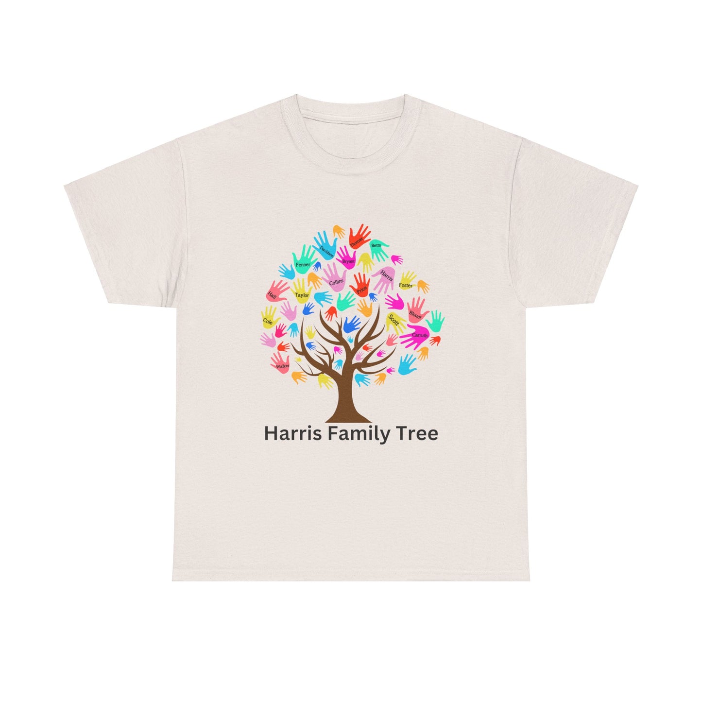 Harris Family Tree Set 1 Gildan Unisex Heavy Cotton Tee